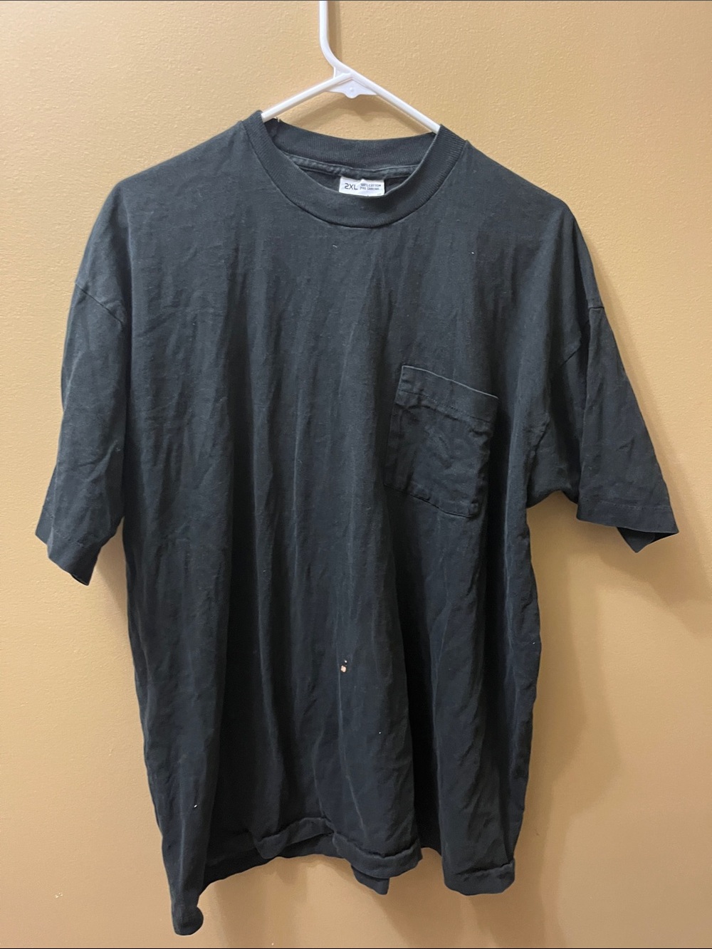 Classic Black Short-Sleeve Pocket Tee by